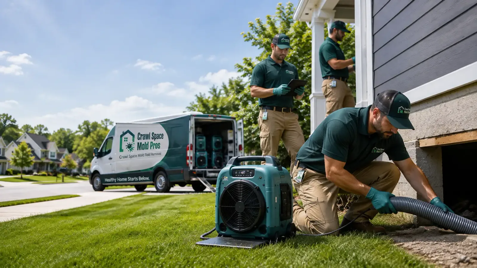 Crawl Space Mold Removal in Lakefield, MN